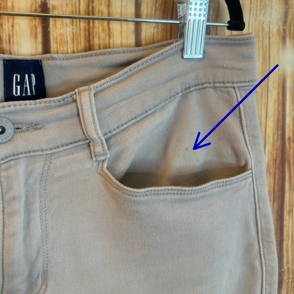 Gap Women’s Light Grey Mid Rise Skinny Pants Size 4 - Picture 11 of 11